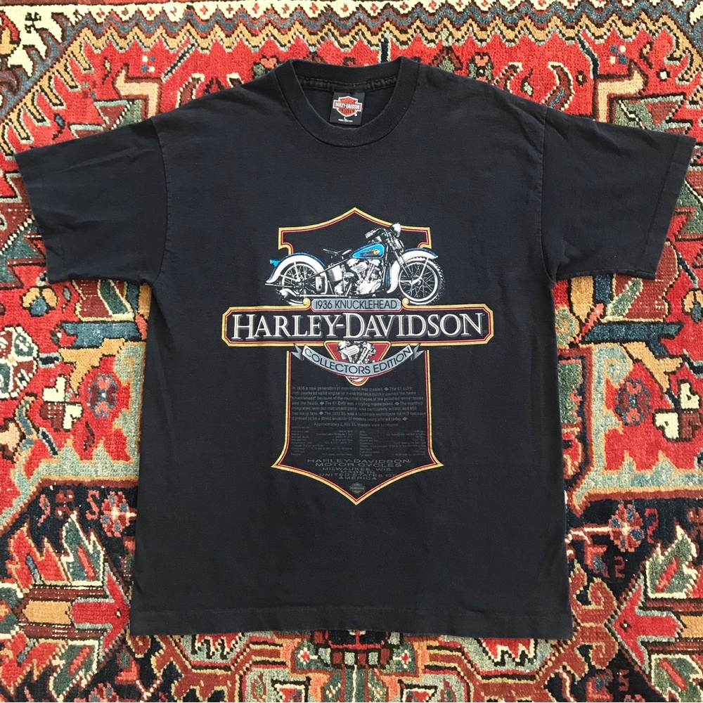 Vintage Single Stitch Harley Davidson Single Stitch Tee Shirt